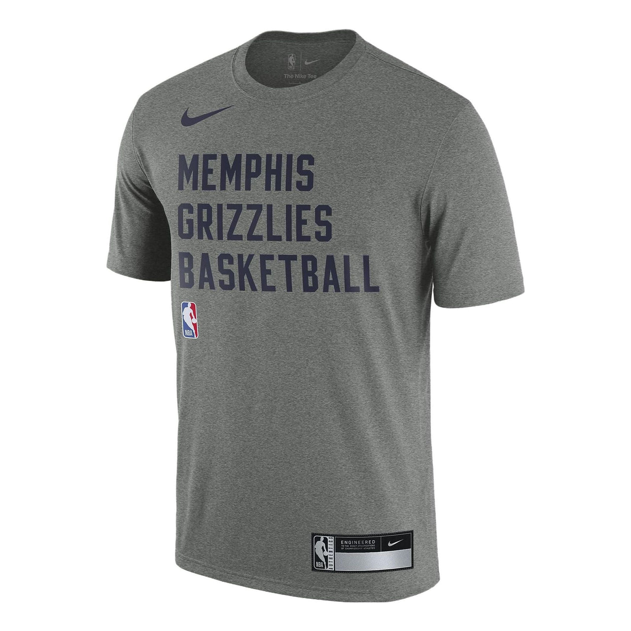 Nike x NBA Memphis Grizzlies Dri-FIT Practice T-shirt 'Grey' FJ0178-063