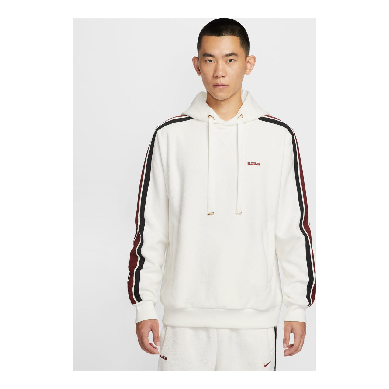 Nike LeBron Therma-Fit Pull-On Basketball Hoodie 'Sail White' HV3404-133