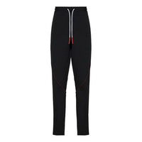Men's Off-White FW21 Straight Lacing Sports Pants/Trousers/Joggers Slim Fit Black OMVG015I21FAB0011020