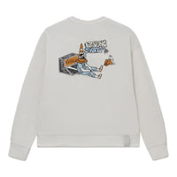 Li-Ning Skateboard Series Cartoon Printing Pullover 'Creamy White' AWDS165-2