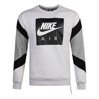 Nike Air Crew Flc Round Neck Colorblock Pullover light grey 928636-051