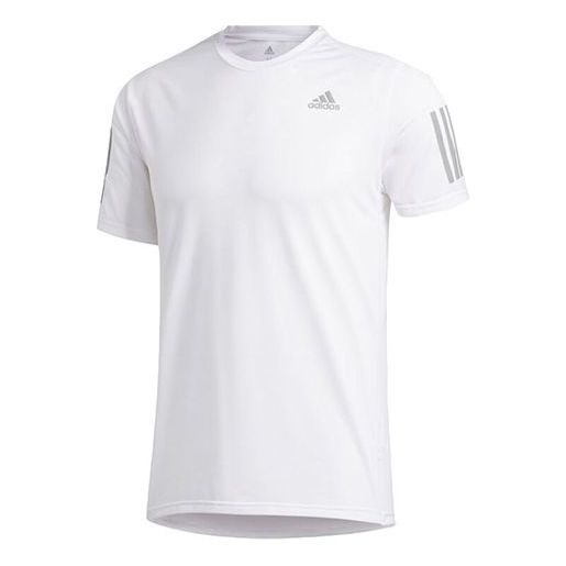 adidas Own The Run Running Sports Short-sleeve Tee Men White FM5803