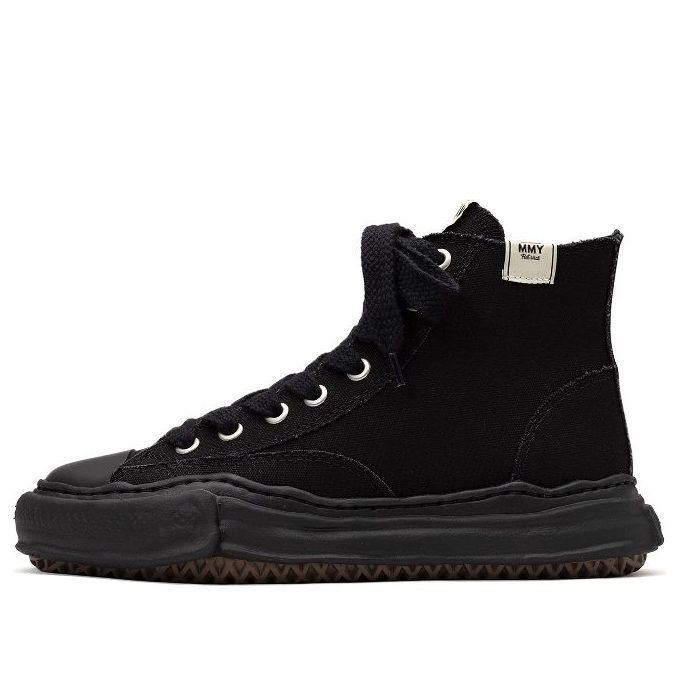 Maison MIHARA YASUHIRO PETERSON OG Sole Canvas High-top Sneaker 'Black'  A01FW701-BLKBLK