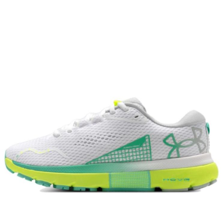 (WMNS) Under Armour HOVR Infinite 5 'White Green' 3026550-101