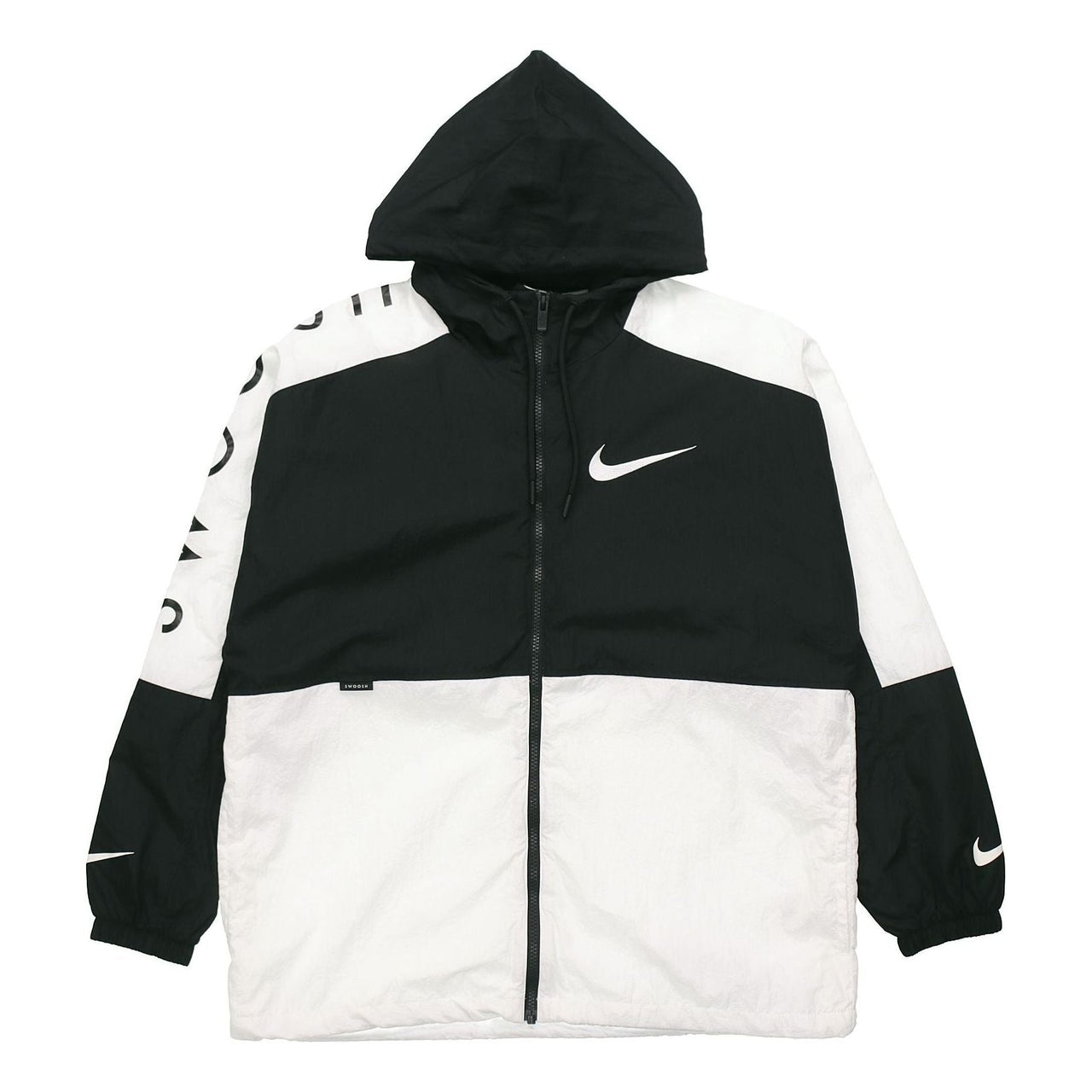 Nike Casual Sports Hooded Jacket Men's Black/White DJ4131-010