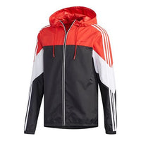 adidas neo M CS RIS WB Colorblock Athleisure Casual Sports Jacket Black EJ7071