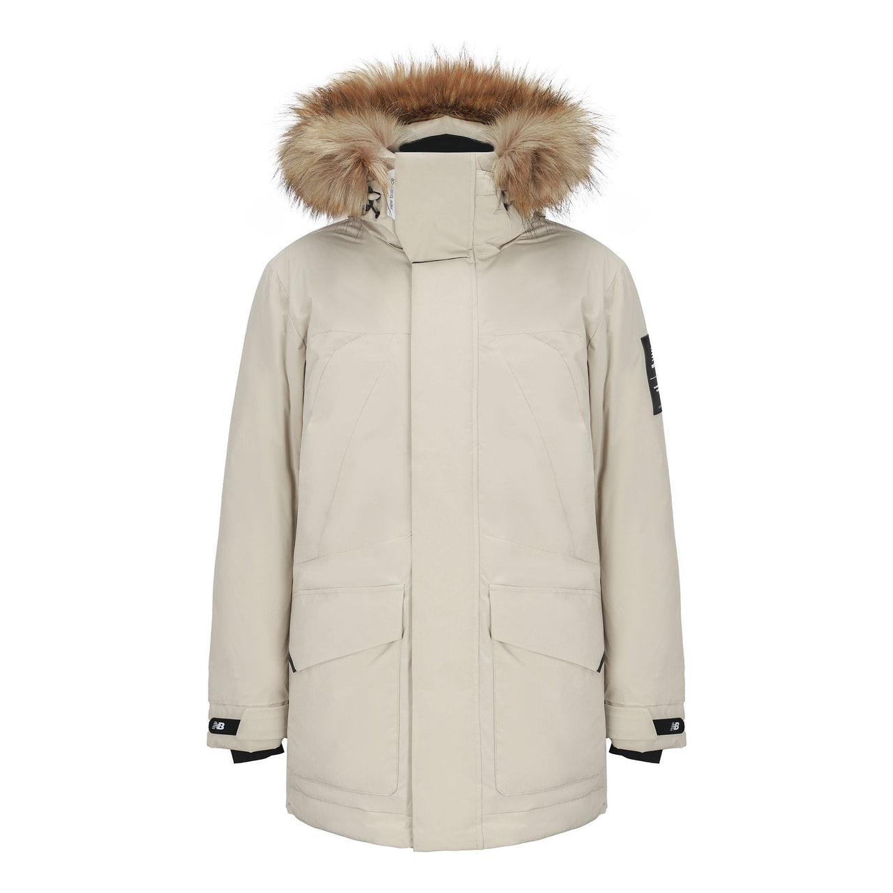 New Balance Warm Hooded Down Jacket 'White' 5PB42201-DB