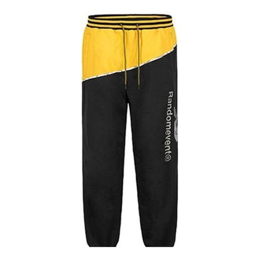 New Balance x Randomevent Rebirth Sweatpants 'Black Yellow' NT94N213-MY