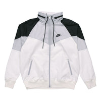 Nike Windrunner Sports Patchwork Jacket 'White' AR2210-100