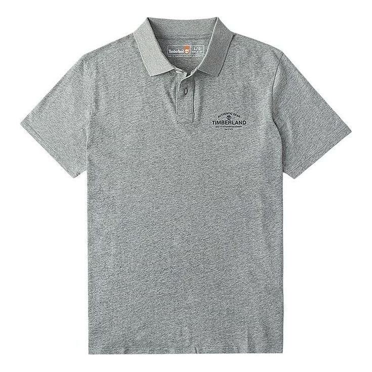Timberland Brand Polo Shirt 'Grey' A2PM8-052