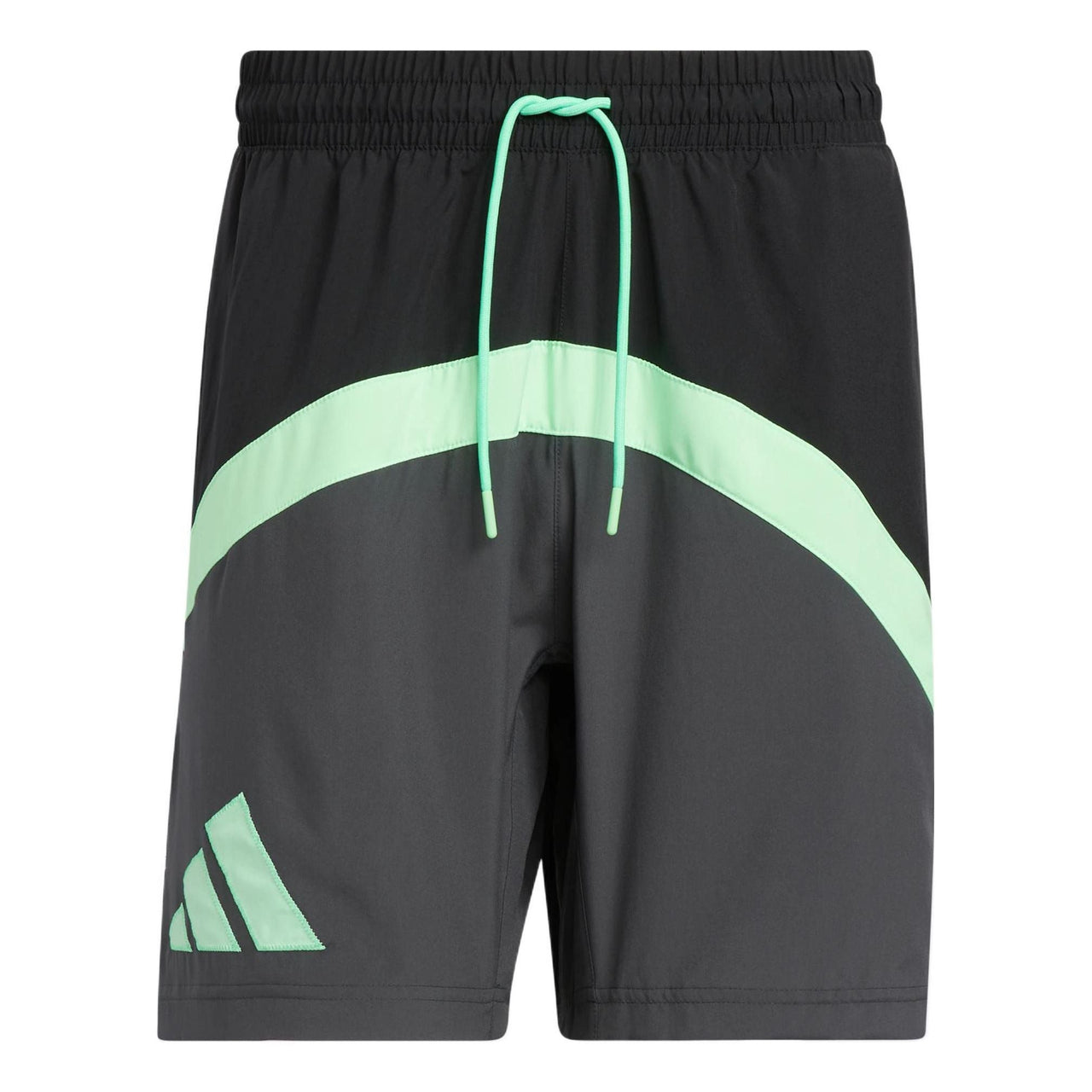 adidas Galaxy Stripe Logo Straight Shorts 'Black' IC1955