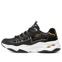 (WMNS) Skechers D'lites 'Black' 896069-BKGD