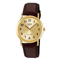 Casio Analog Watch 'Gold Brown' MTP-1095Q-9B1