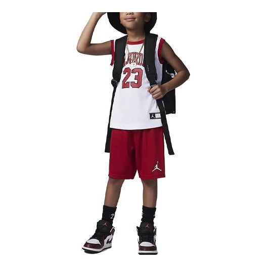 (PS) Air Jordan Jumpman Air T-Shirt and Shorts Set 'Whitered' CZ1992-687