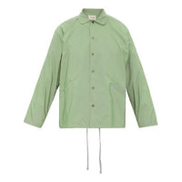 Men's Fear of God Nylon Coach Jacket Green FOG-SS20-258
