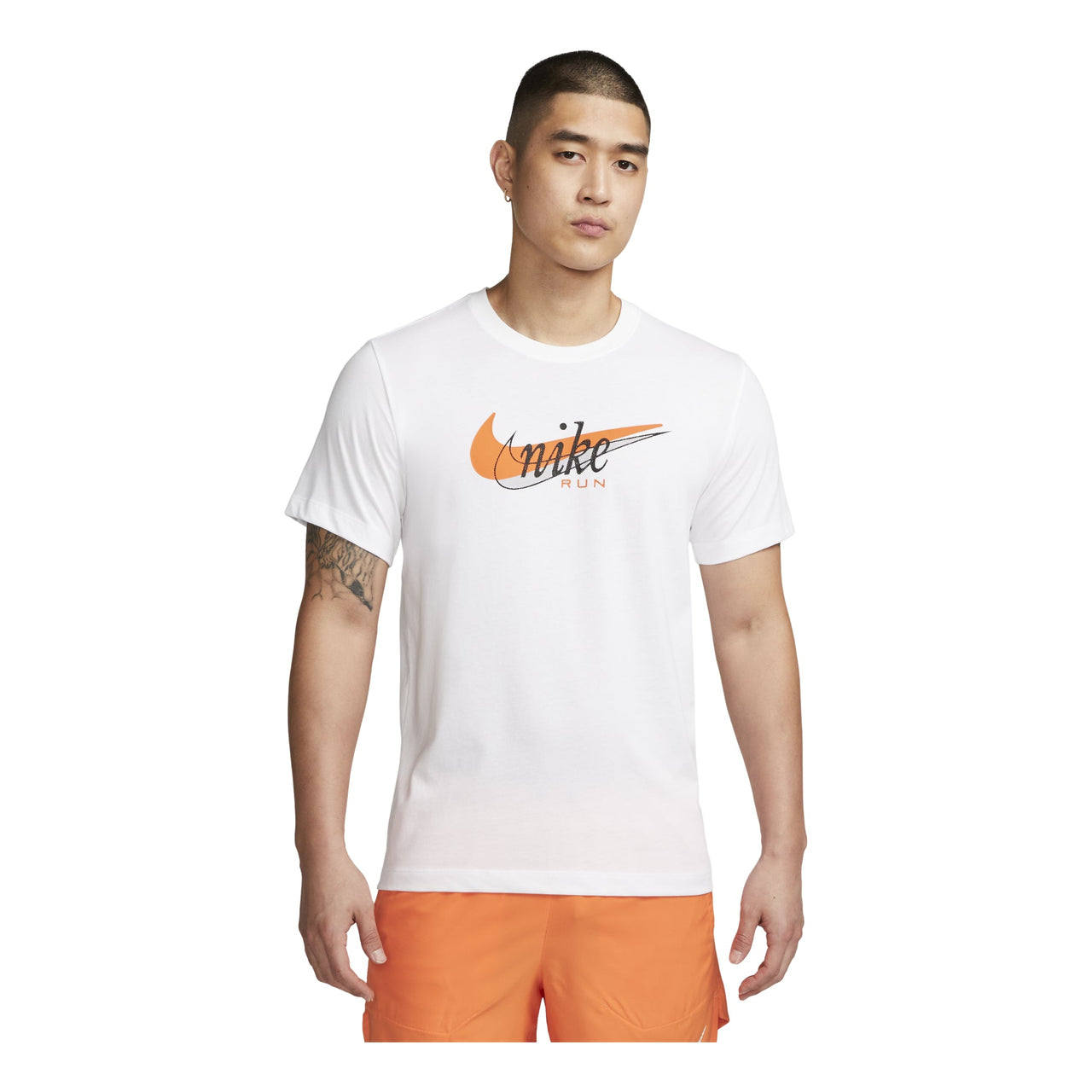 Nike Dri-FIT Running T-Shirt 'White' FD0125-100
