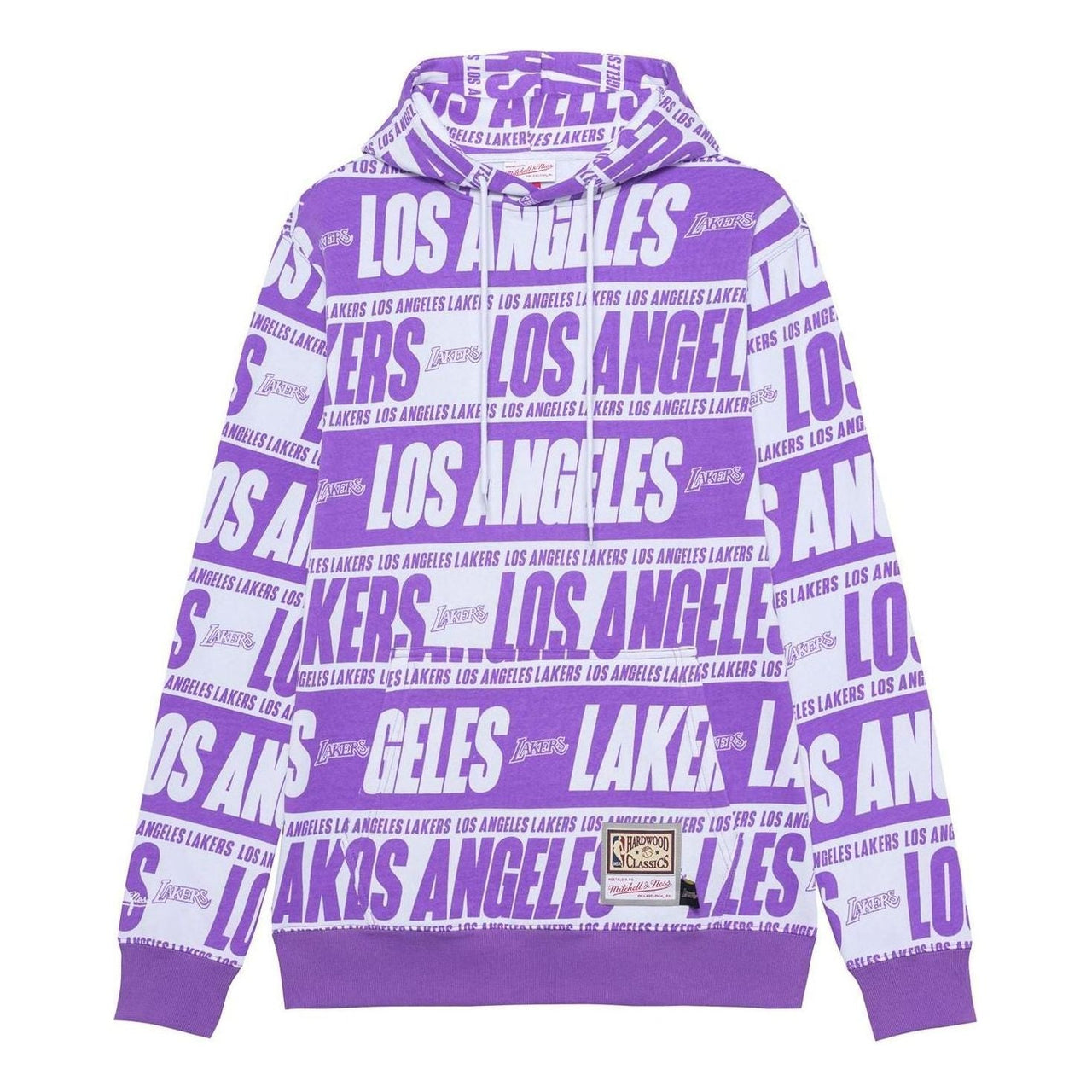 Mitchell & Ness x NBA LA Lakers All Over Print Hoodie 'Purple White' FPHD4779-LALYYPPPPURP