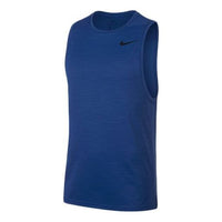 Men's Nike Sleeveless Training Tight Blue Vest AQ0464-480
