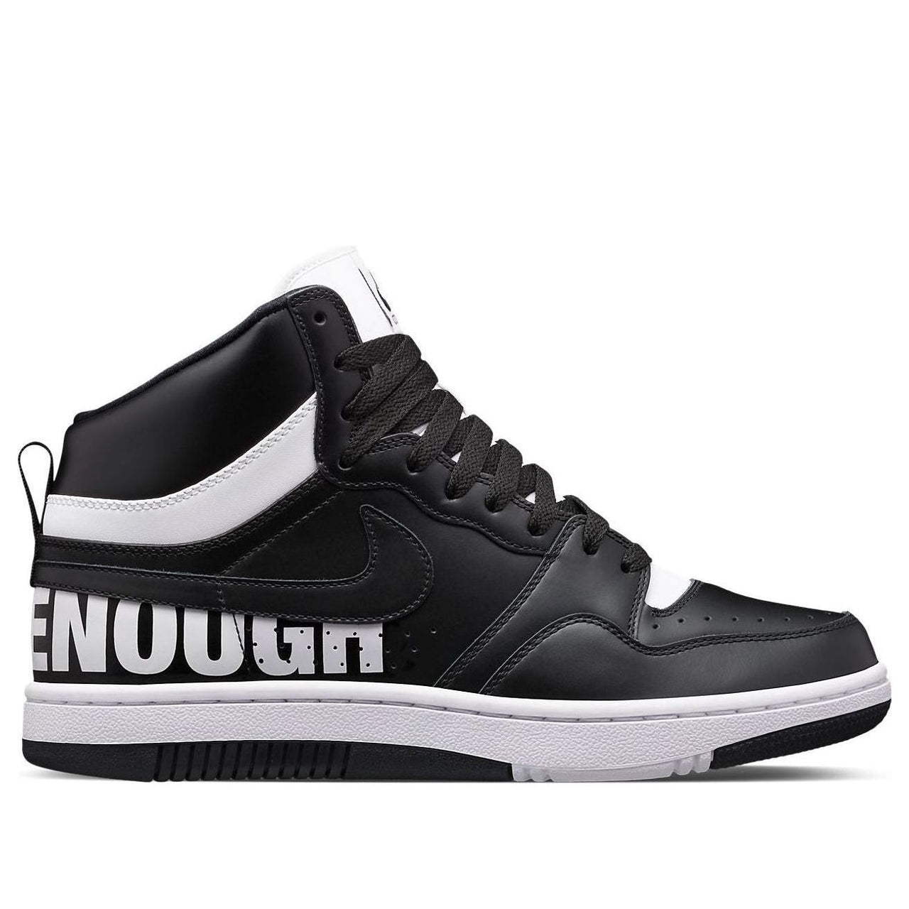 حذاء رياضي كورت فورس من تصميم Fragment Design x GOODENOUGH x NikeLab باللونين الأسود والأبيض 814913-001