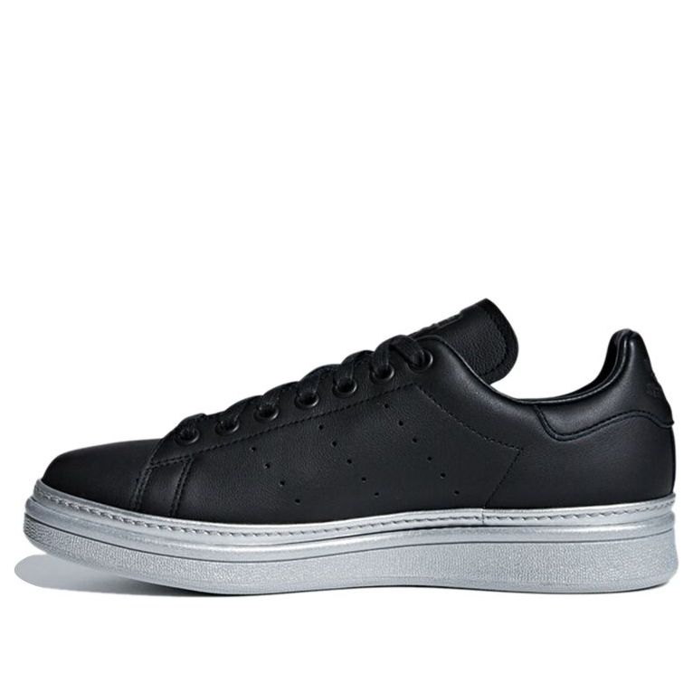 (WMNS) adidas originals Stan Smith New Bold 'Black Gray' AQ1111