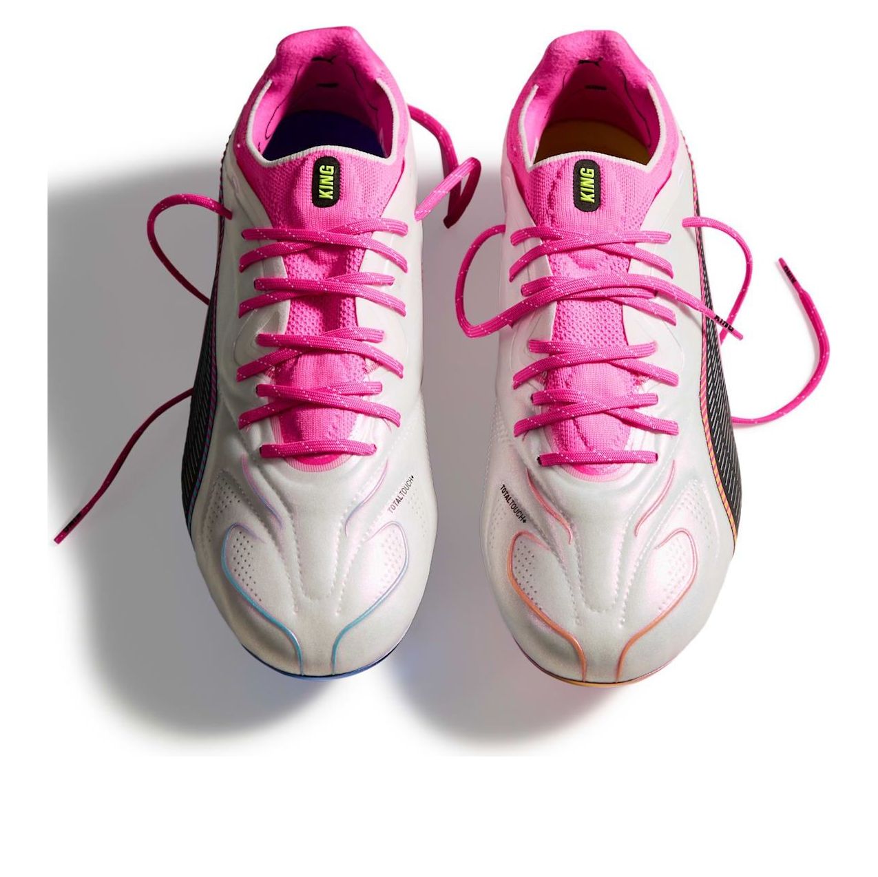 PUMA King 20 Ultimate FG/AG 'White Poison Pink' 108457-05