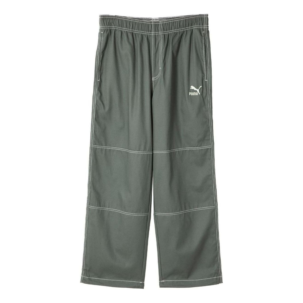 PUMA Swxp D Woven Pants with logo 'Olive Green' 626860-80