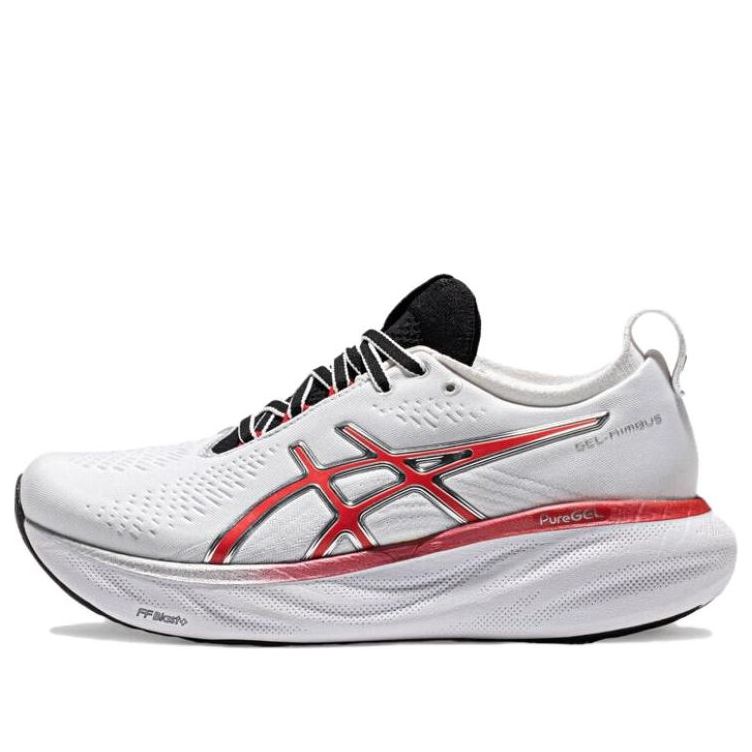 (WMNS) ASICS GEL-Nimbus 25 'White Classic Red' 1012B563-100