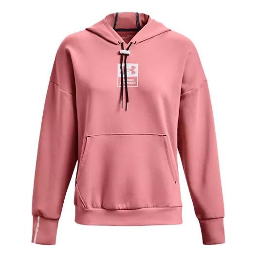 (WMNS) Under Armour Summit Knit Hoodie 'Pink Clay' 1369416-663