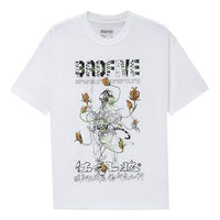 Li-Ning BADFIVE limited Series Loose Round Neck Short Sleeve 'White' AHSS037-1