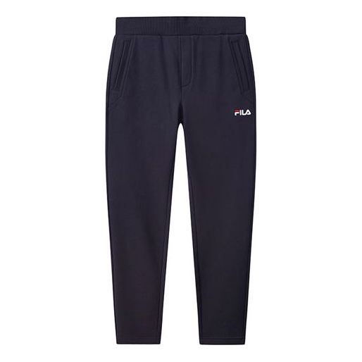 FILA Logo Printed Casual Sports Sweatpants Men's Navy Blue F11M018609G-NV