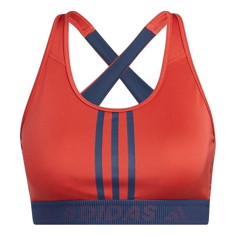 (WMNS) adidas Don't Rest 3-Stripes Bra 'Red' GM2848