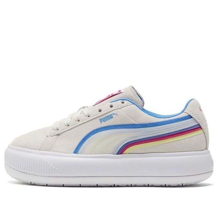 (WMNS) PUMA Suede Mayu Triplex Tech 'Creamwhite Blue Red' 382580-01
