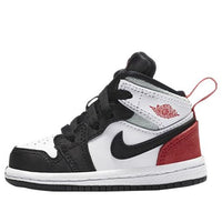 (TD) Air Jordan 1 Mid SE 'Red Black Toe' BQ6933-100