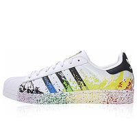 adidas Superstar Pride Shoes 'White Black Multi-Color' D70351