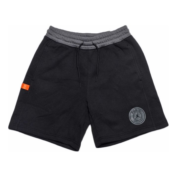 (WMNS) Air Jordan x PSG Fleece Short 'Black' DZ3270-010