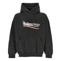 Balenciaga Logo Hoodies 'Black' 767877TQVI71569