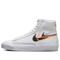 (GS) Nike Blazer Mid Next Nature 'Multi-Swoosh - White Bright Mandarin' FN7788-100