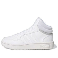 (GS) adidas Hoops Mid 'White Grey' GW0401