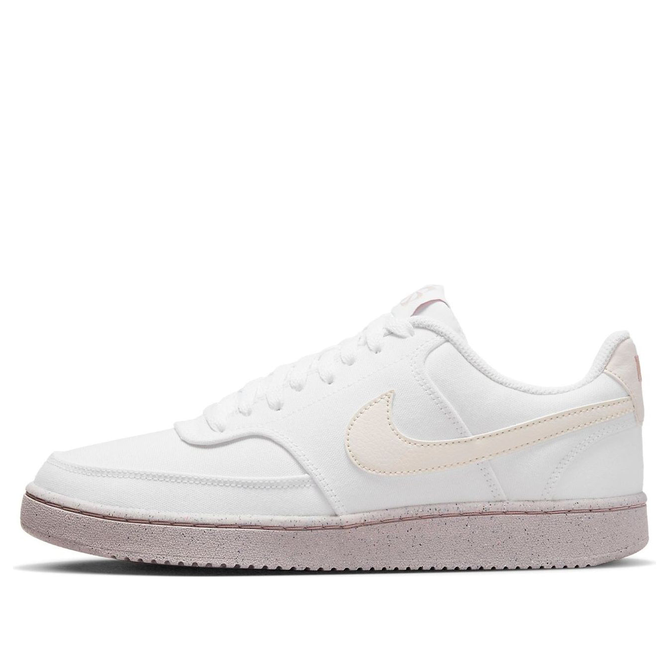 (WMNS) Nike Court Vision Low Canvas Next Nature 'White Pink Oxford' DJ6259-101