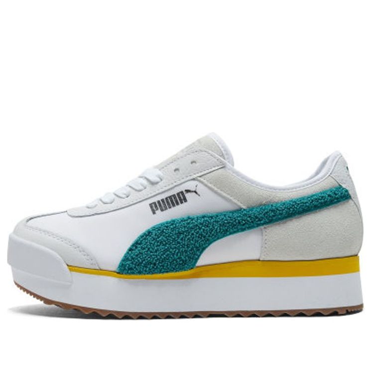 (WMNS) PUMA Roma Amor Heritage 'White Teal Green' 370947-04