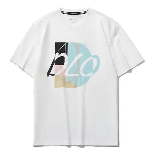 Li-Ning Way Of Wade Dlo Graphic T-shirt 'White' AHSR233-2