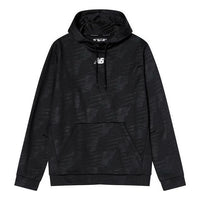 New Balance Essentials Allover Print Hoodie 'Black' AMT93023-BK