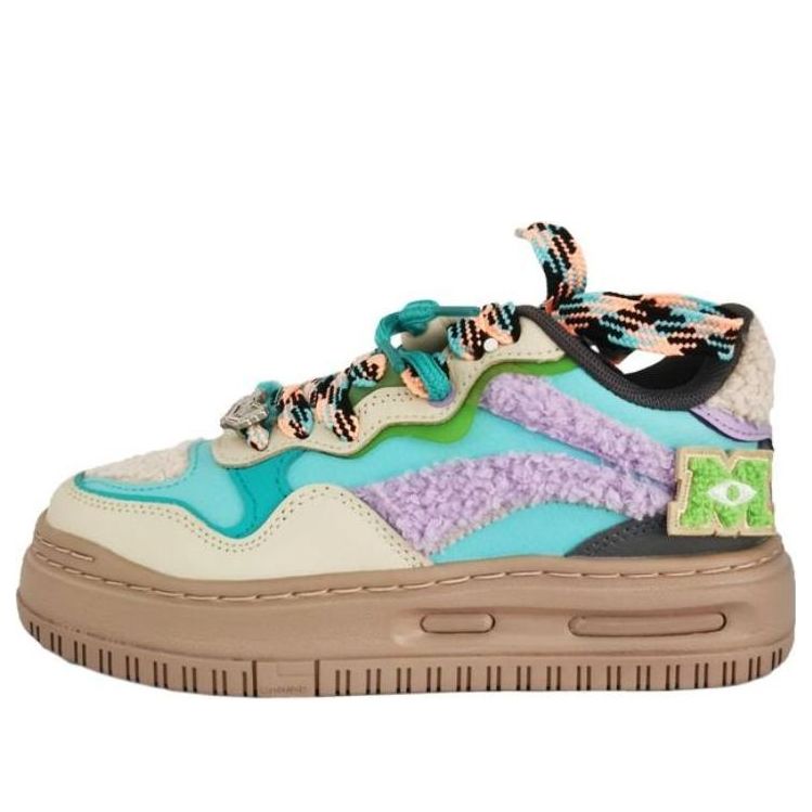 (WMNS) Li-Ning x Disney FUTURE C1 Retro-Low Sports Shoes 'Beige Multi' AGCT244-3