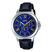 Men's CASIO ENTICER SERISE Series Minimalistic Casual Watch Mens Blue Analog MTP-V300L-2A
