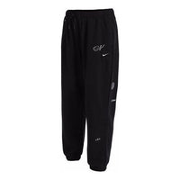 (WMNS) Nike Sportswear Icon Clash Oversized Casual Sports Lacing Breathable Long Pants/Trousers Black DD5043-010