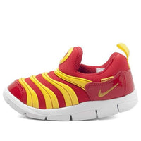 (TD) Nike Dynamo Free Running Shoes Yellow/Red 343938-618