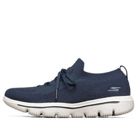 (WMNS) Skechers Go Walk Evolution Ultra Sports Shoes Blue/White 15779-NVW