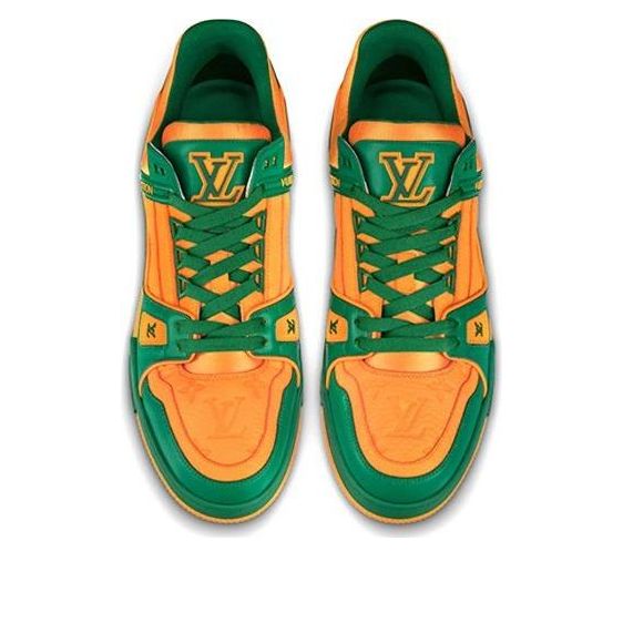 LOUIS VUITTON Trainers 'Orange Monogram with Green' 1A8WFP
