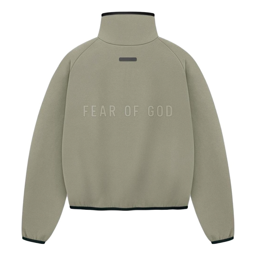 (WMNS) adidas x Fear of God Athletics Suede Fleece Track Jacket 'Clay' IY0936