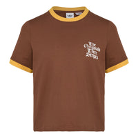(WMNS) adidas T-Shirt Asia Sizing 'Brown' KT3061